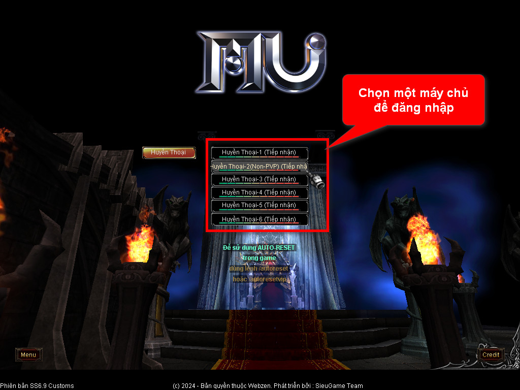 Chức năng chính của Game MU Minh Quốc