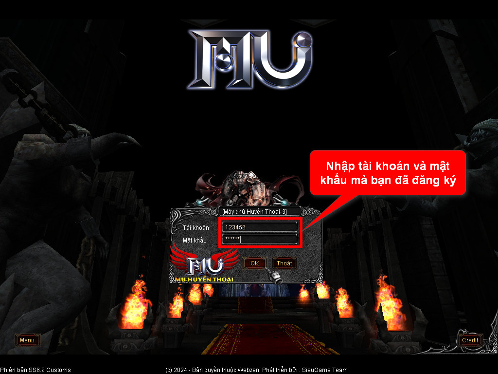 Chức năng chính của Game MU Minh Quốc